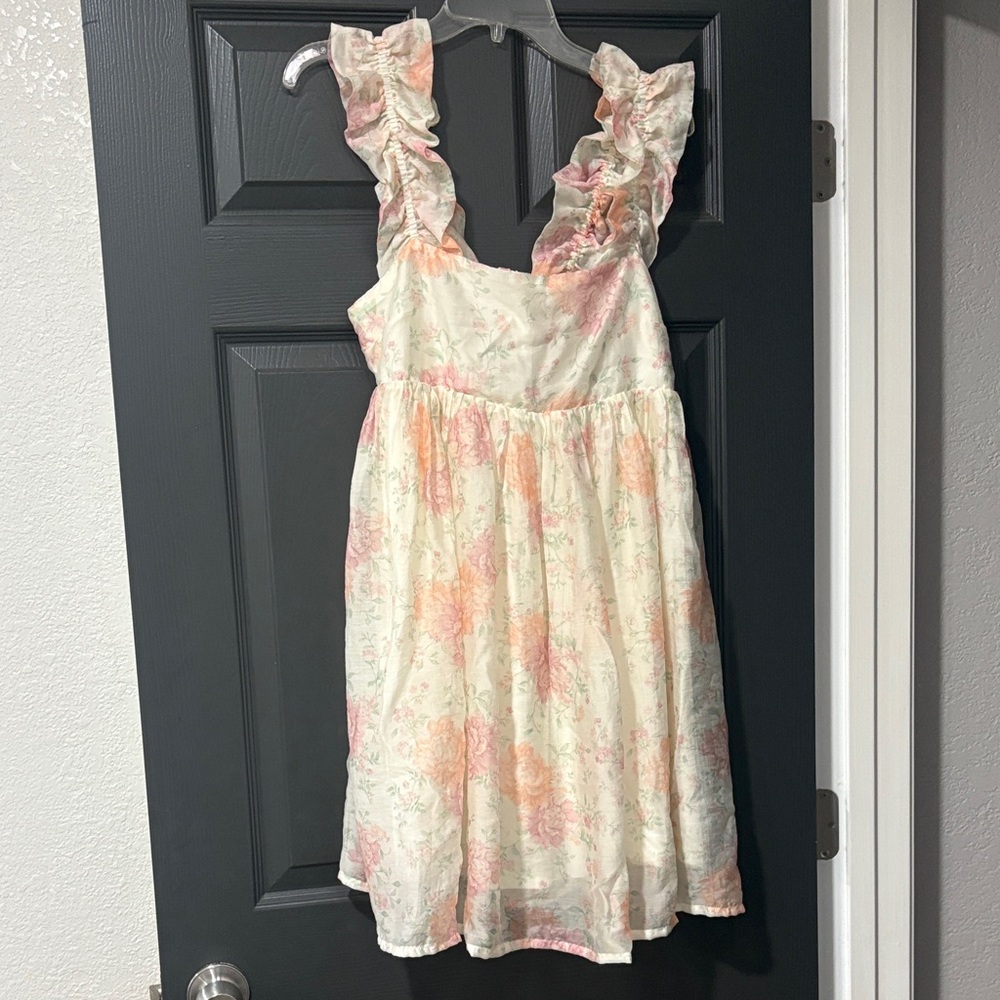 Floral Ruffle Babydoll dress